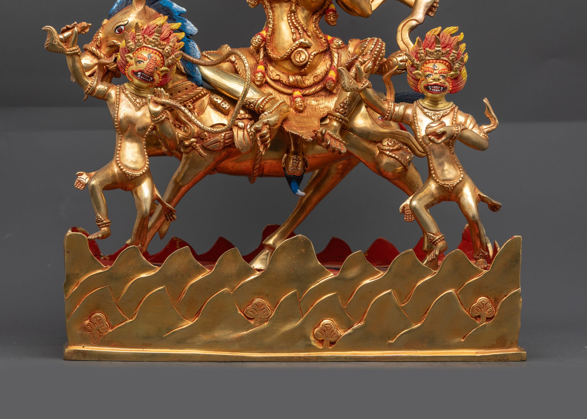 Fierce Protector Goddess Palden Lhamo Statue | Tibetan Buddhist Art