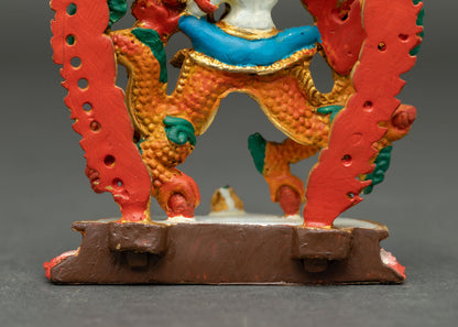 White Dzambhala Statue