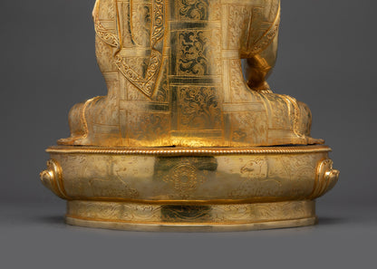 Seated Shakyamuni Buddha Sculpture | Nepalese Buddha for Meditation