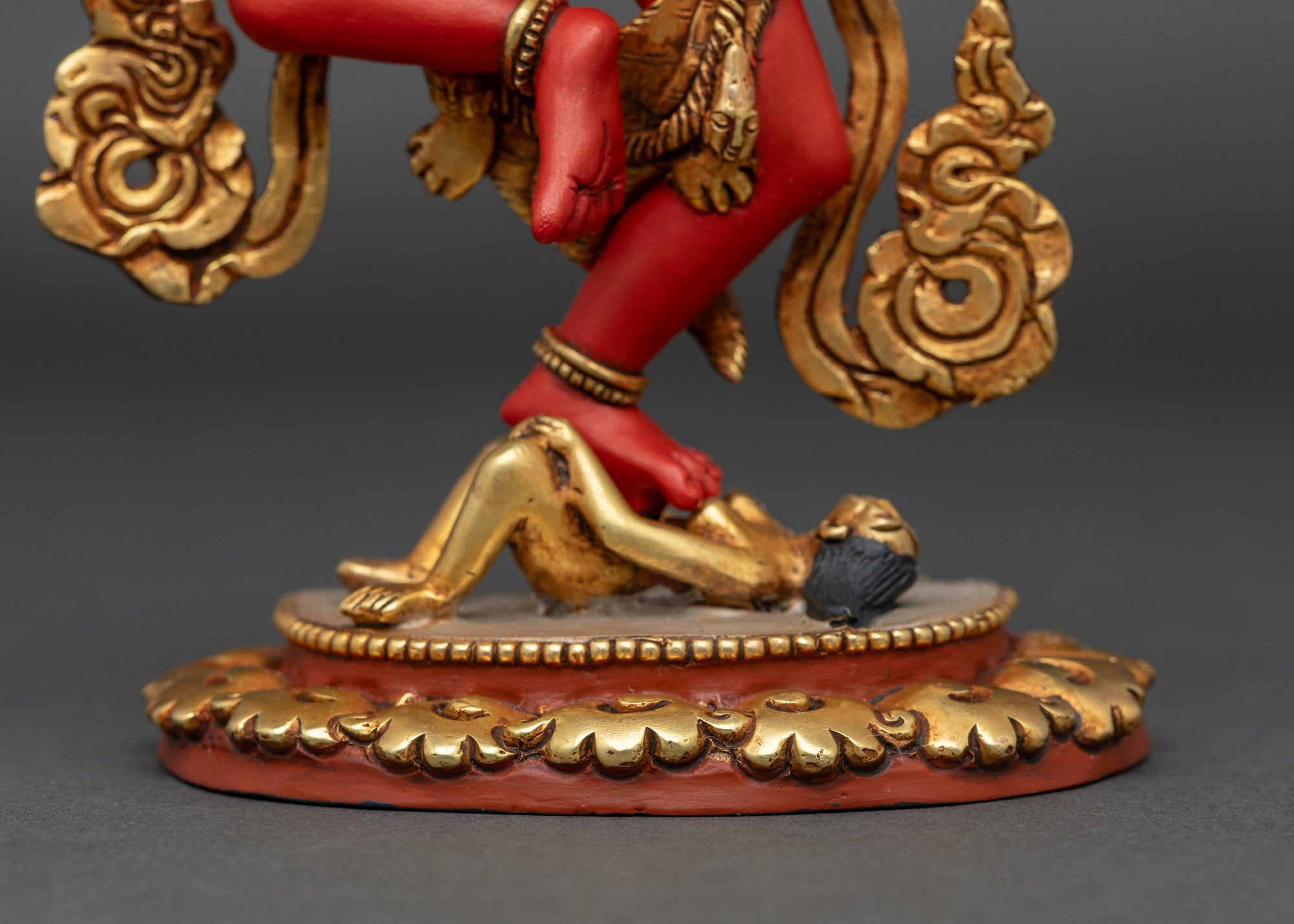 Fierce Standing Vajravarahi Statue | Traditional Buddhist Sculpture