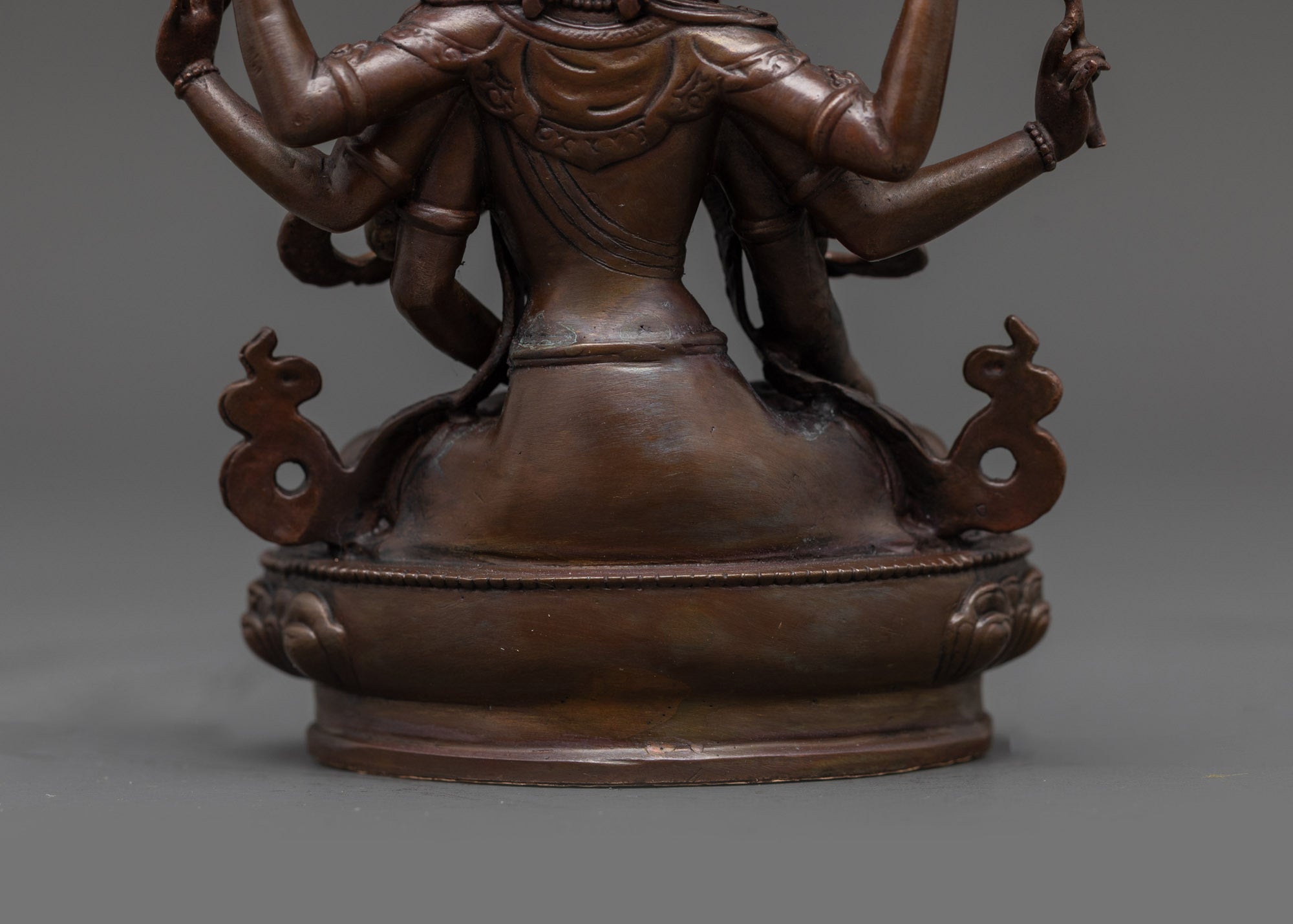 Sacred Namgyalma Sculpture | Oxidized Finish Longevity Deity