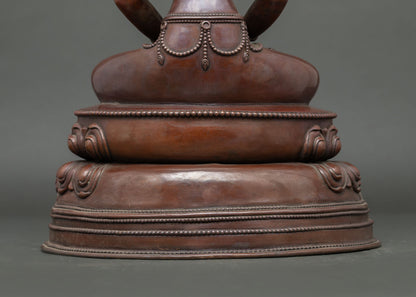 Premium Oxidized Amitayus Statue | Nepali Art & Craft
