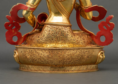 Vajrasattva Sculpture | Nepalese Buddhist Deity Inspiring Inner Purity