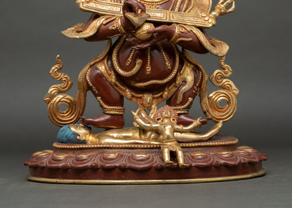 Shakya Mahakala Statue – Tibetan Buddhist Religious Artwork