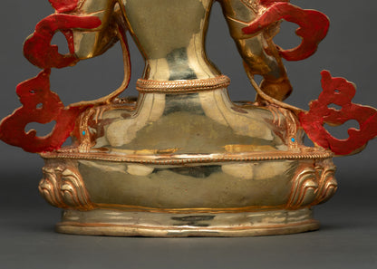 White Tara Statue | Traditional Lost-Wax Casting Art