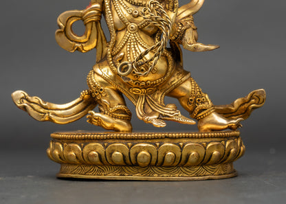 Holder of the Thunderbolt Vajrapani Statue | Buddhist Altar Sculpture