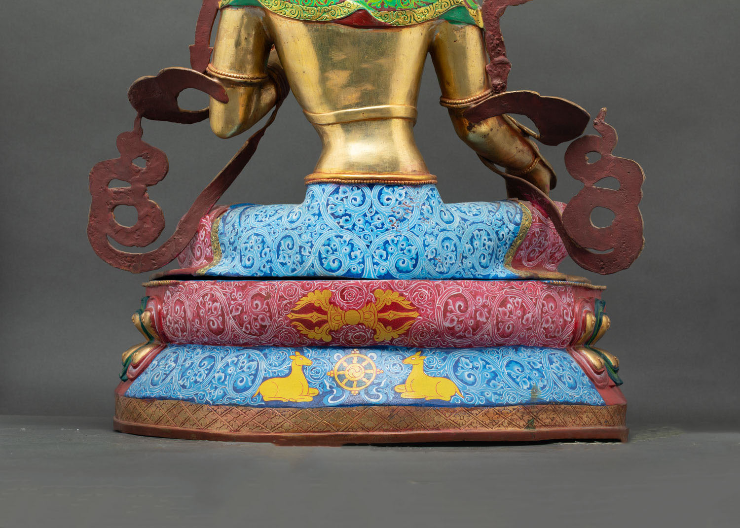 Grand Green Tara Statue - Buddhist Devotional Artwork