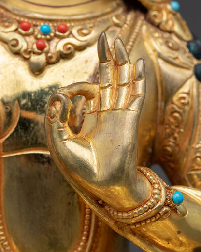 Manjushri Statue from Nepal | Authentic Himalayan Artwork