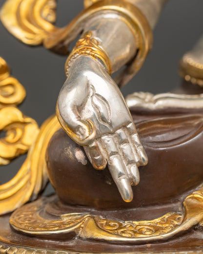 Handmade White Tara Statue - The Mother of All Buddhas