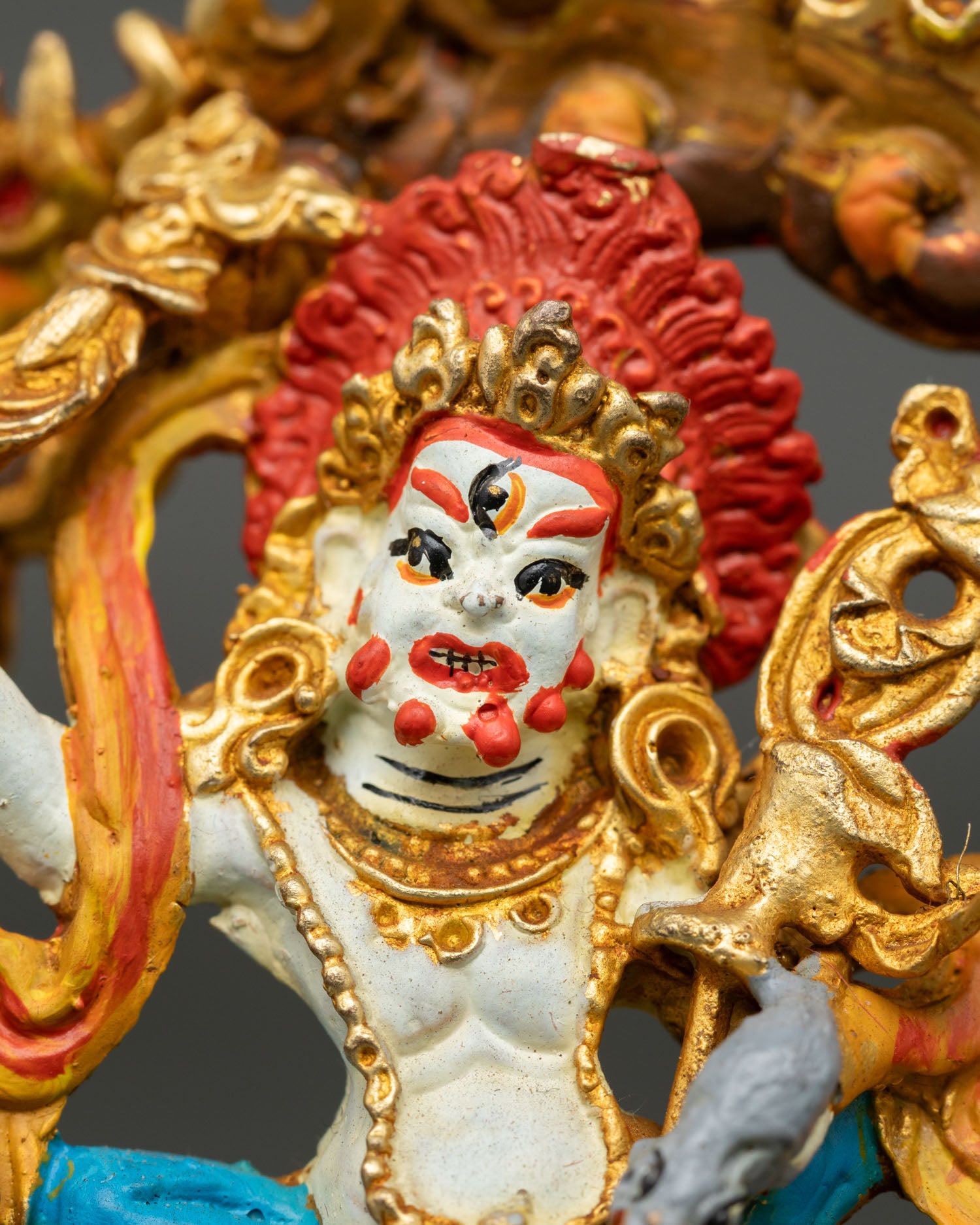White Dzambhala Statue