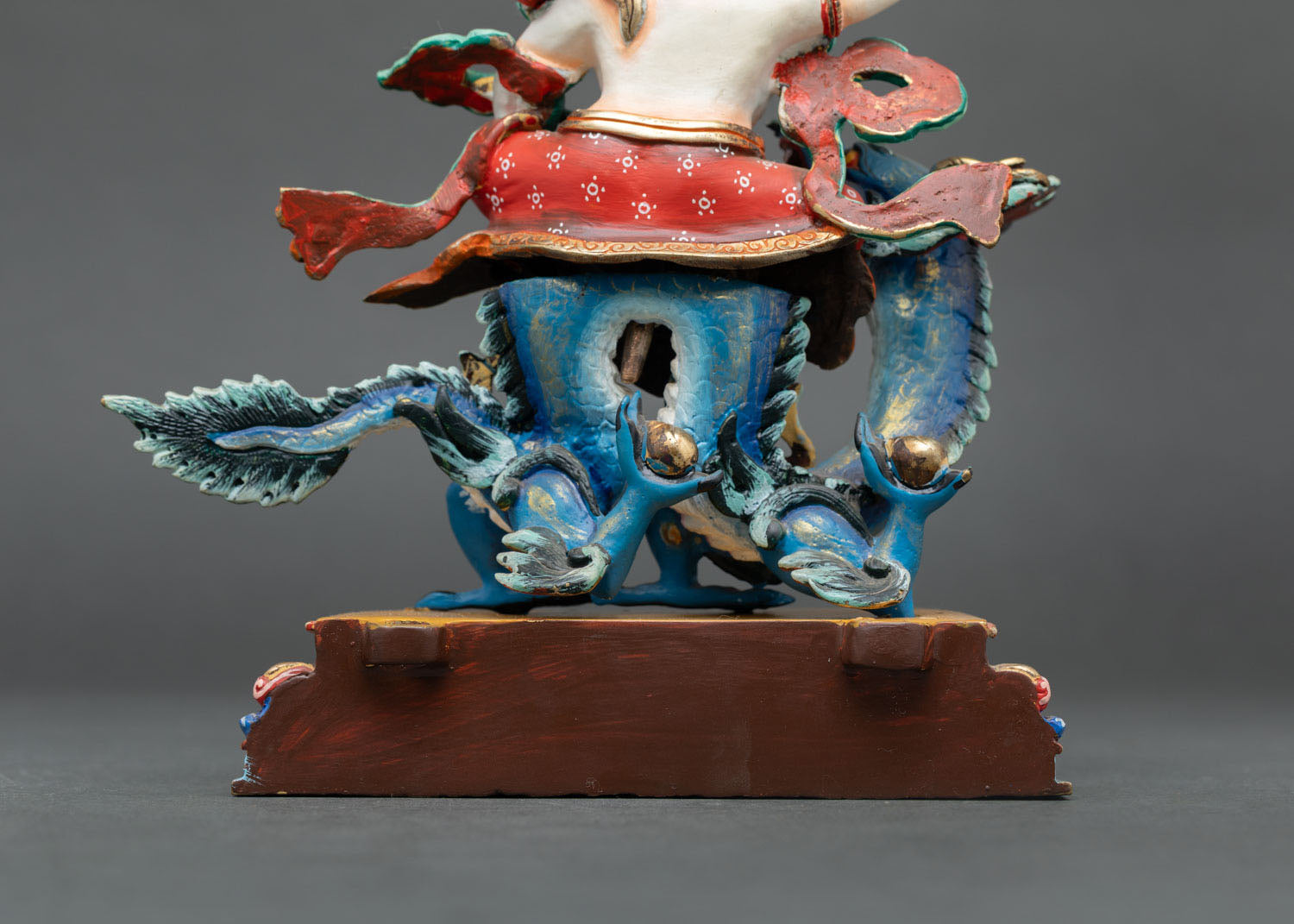 White Dzambhala Statue | Buddhist Prosperity Artwork
