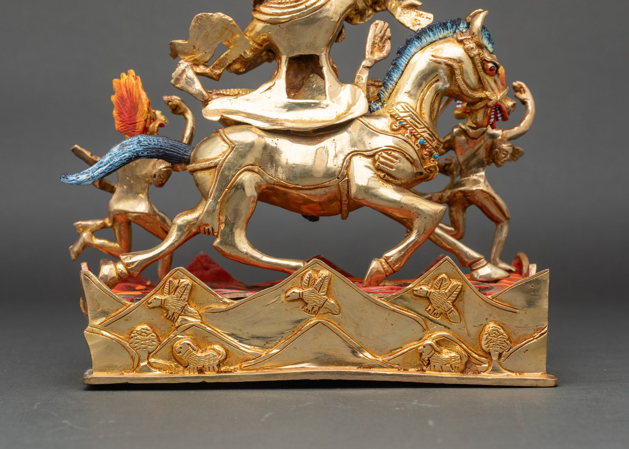 Palden Lhamo Meditation Statue | Nepalese Protector Goddess Idol