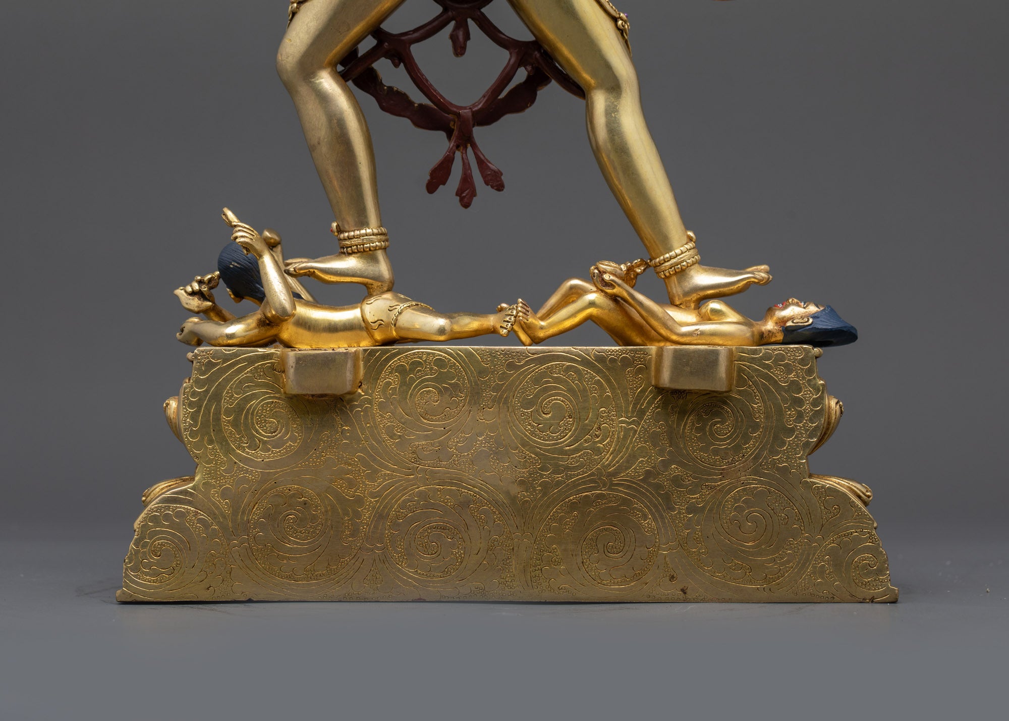 Transcendent Vajrayogini Statue | 24K Gold-Gilded Tantric Goddess