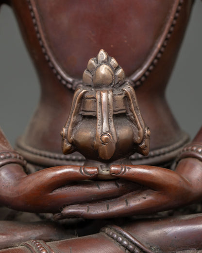 Premium Oxidized Amitayus Statue | Nepali Art & Craft