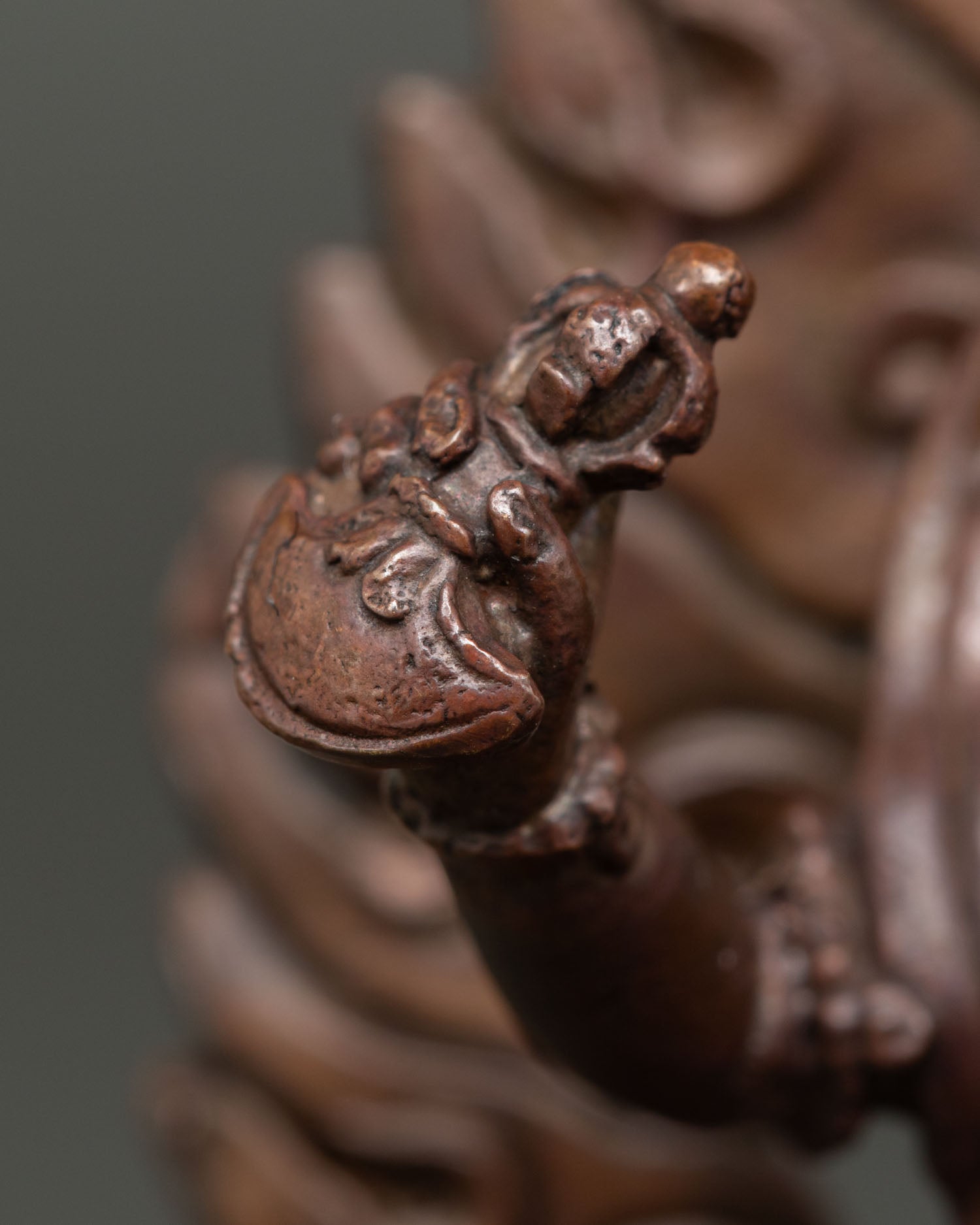 Dorje Phagmo Statue – Oxidized Copper Sacred Dakini Art