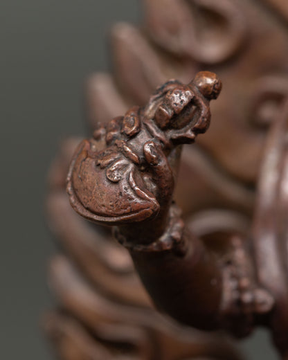 Dorje Phagmo Statue – Oxidized Copper Sacred Dakini Art
