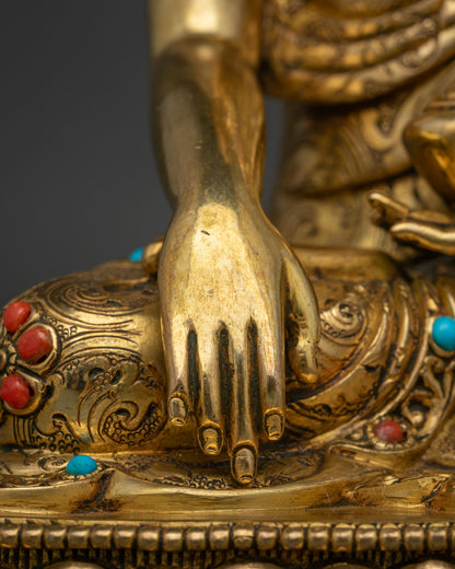 Shakyamuni Buddha Statue | Handmade Buddha Sculpture from Nepal