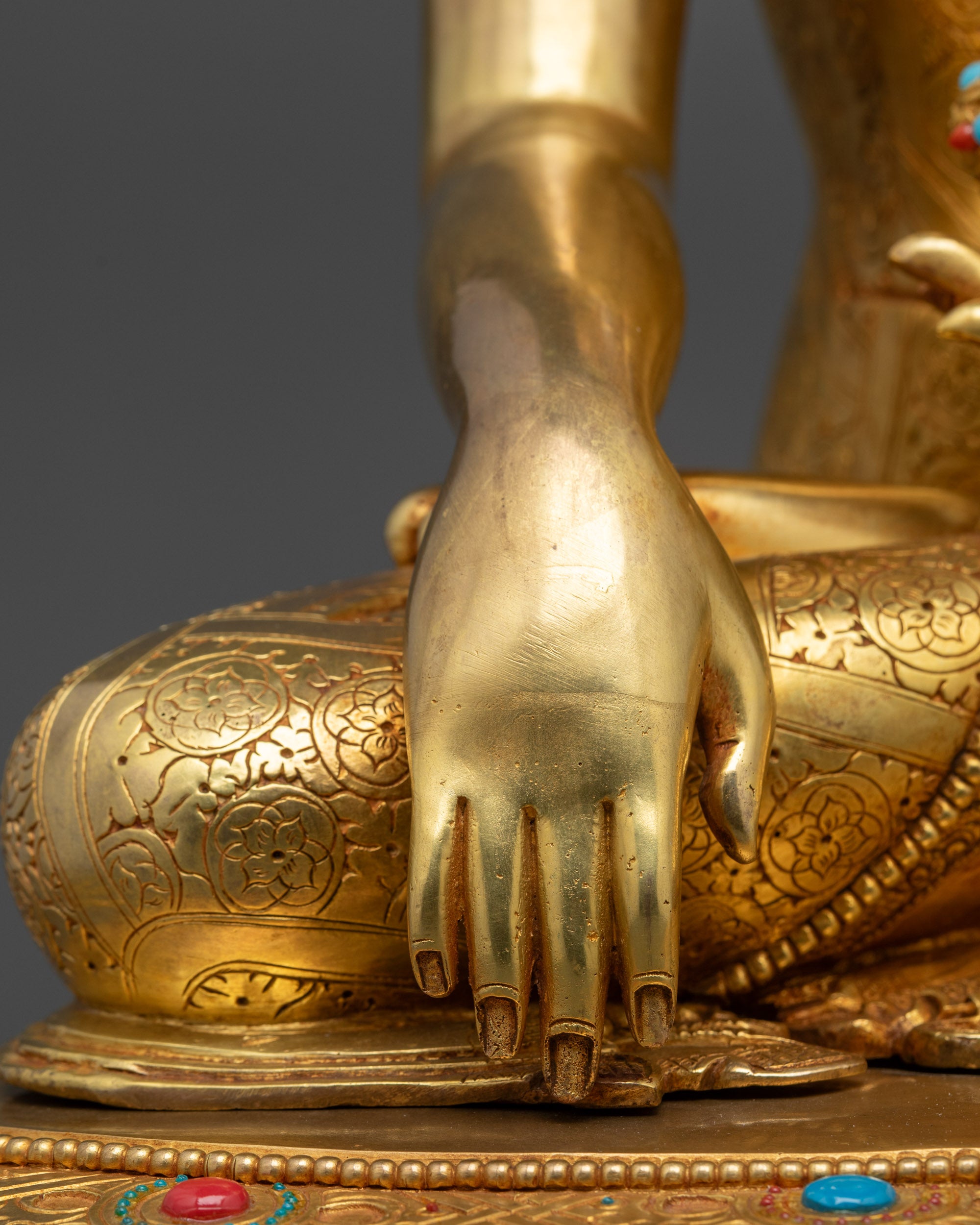 Authentic Nepalese Shakyamuni Buddha Sculpture | Scenery Buddha Statue