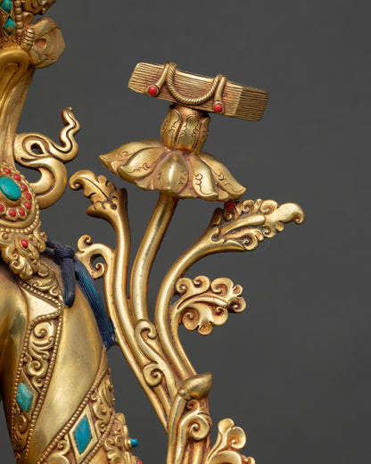 Manjushri Statue | Buddhist Wisdom and Enlightenment Art