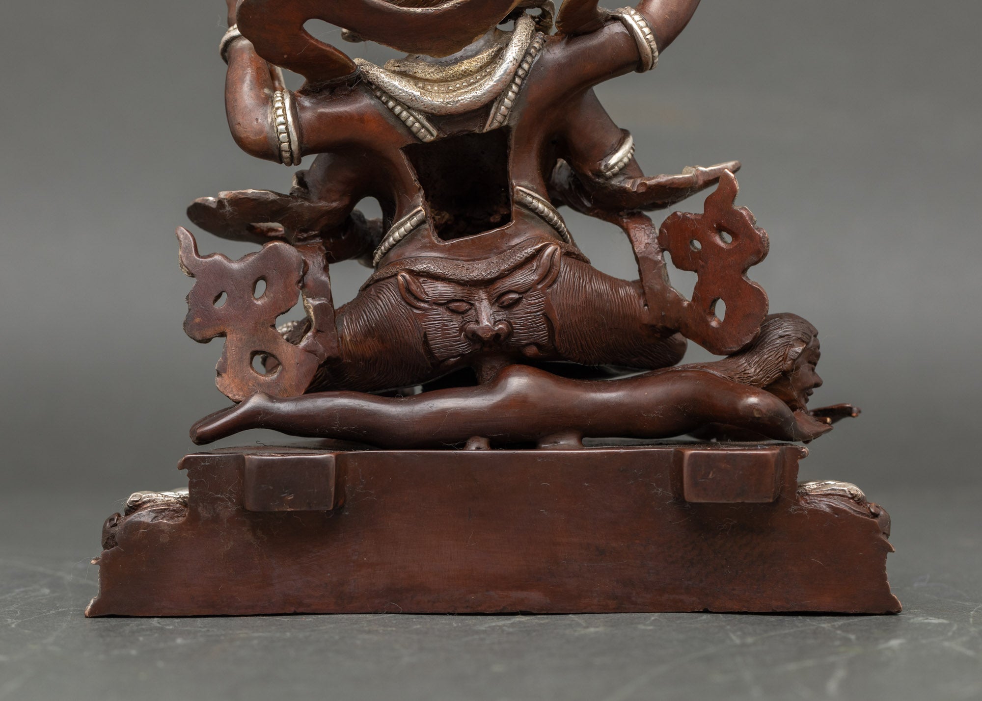 Four-Armed Mahakala Statue | Guardian of Dharma in Tibetan Buddhism