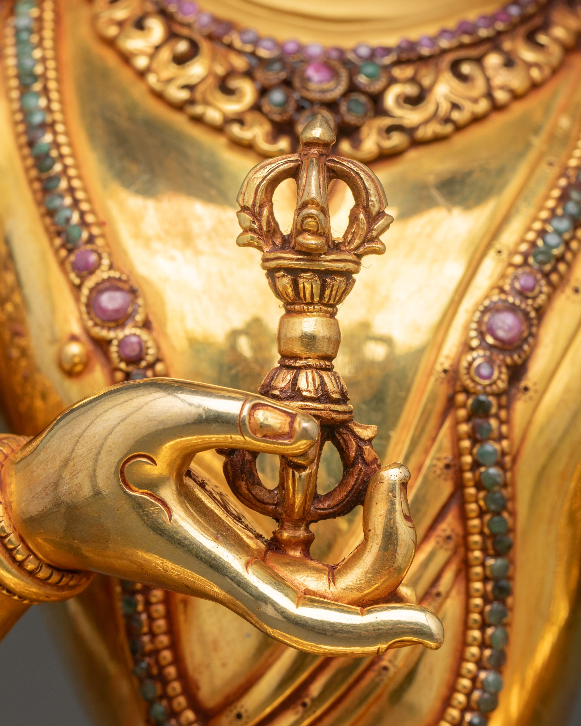 Bodhisattva Set Statue | Handcrafted Tibetan Sculpture Collection