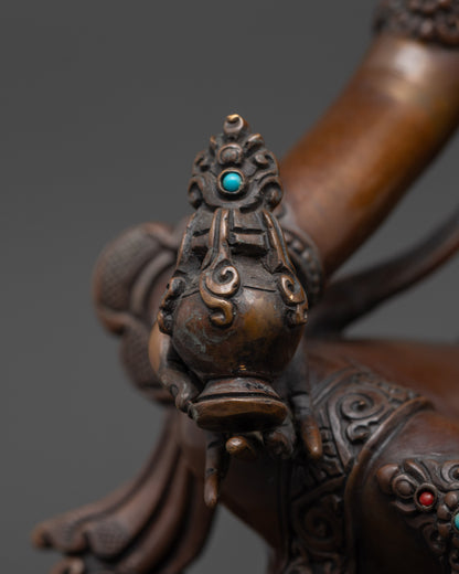 Oxidized Goddess Red Tara Statue | Magnetizing Manifestation of Tara