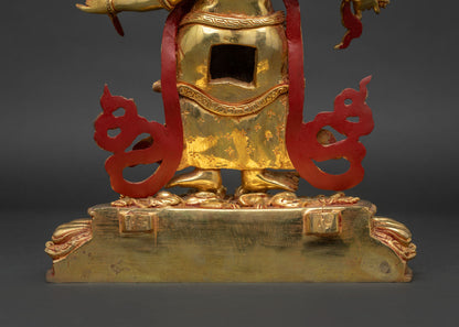 White Mahakala Statue | Invoke Protection and Spiritual Strength
