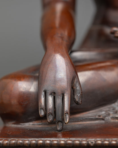 Traditional Shakyamuni Buddha Statue from Nepal