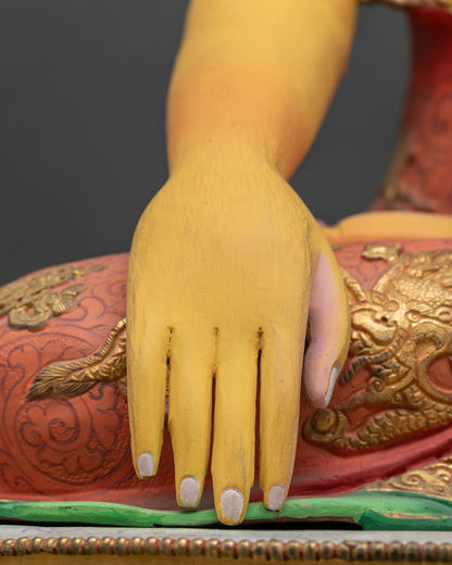 Tibetan Shakyamuni Buddha Statue | Meditating Buddha Sculpture