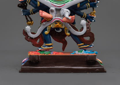 Handmade Chakrasamvara Statue | Exquisite Nepalese Buddhist Protector