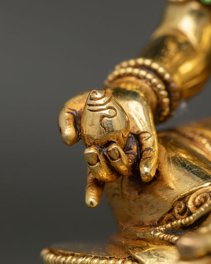 Dzambhala Statue | Buddhist Wealth Deity from Nepal