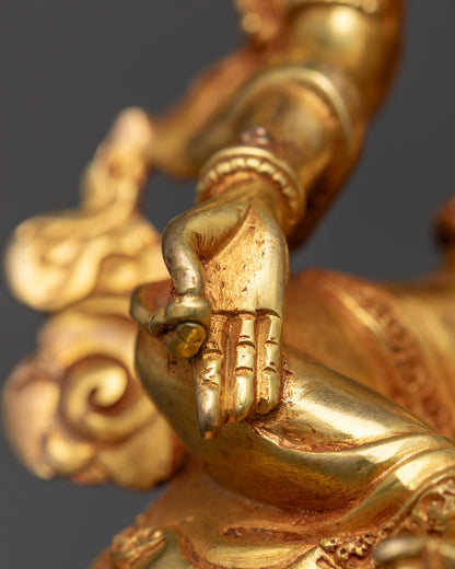 Green Tara Sculpture | Sacred Goddess of Swift Compassion & Guidance