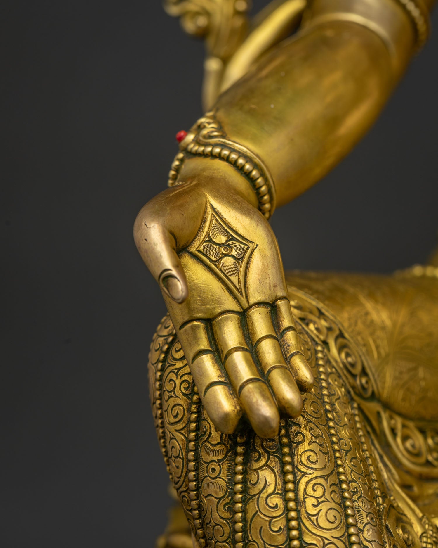 Green Tara Statue | Handcrafted Buddhist Sculpture from Nepal