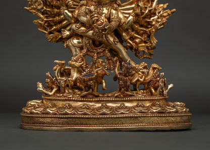 Yamantaka Statue | Traditional Newari Artisan Craft