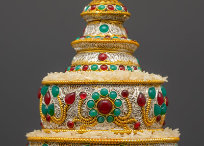 Tibetan Buddhist Mandala | Traditional Offering & Spiritual Decor