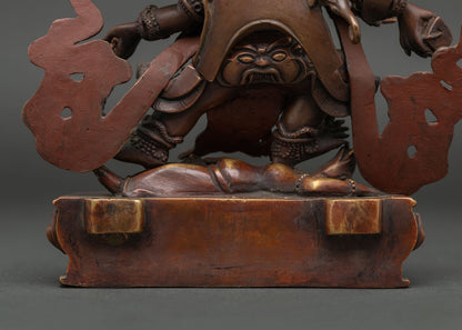 Six Armed Mahakala Statue | Tibetan Buddhist Protector Deity