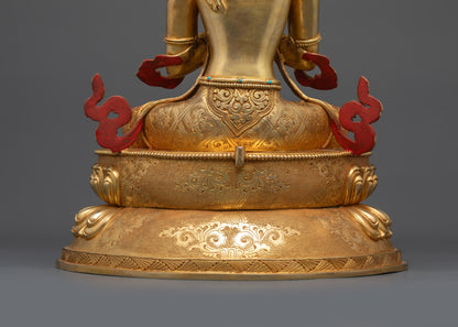 Authentic Vajradhara Buddha Statue | Handmade Nepalese Buddhist Idol