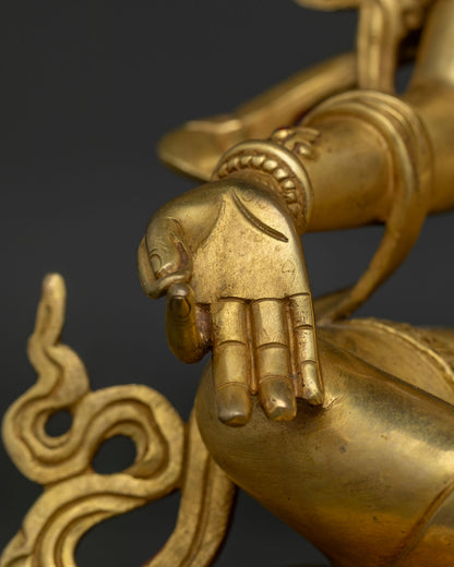 Handcrafted Green Tara Statue – Fine Buddhist Sculpture from Nepal