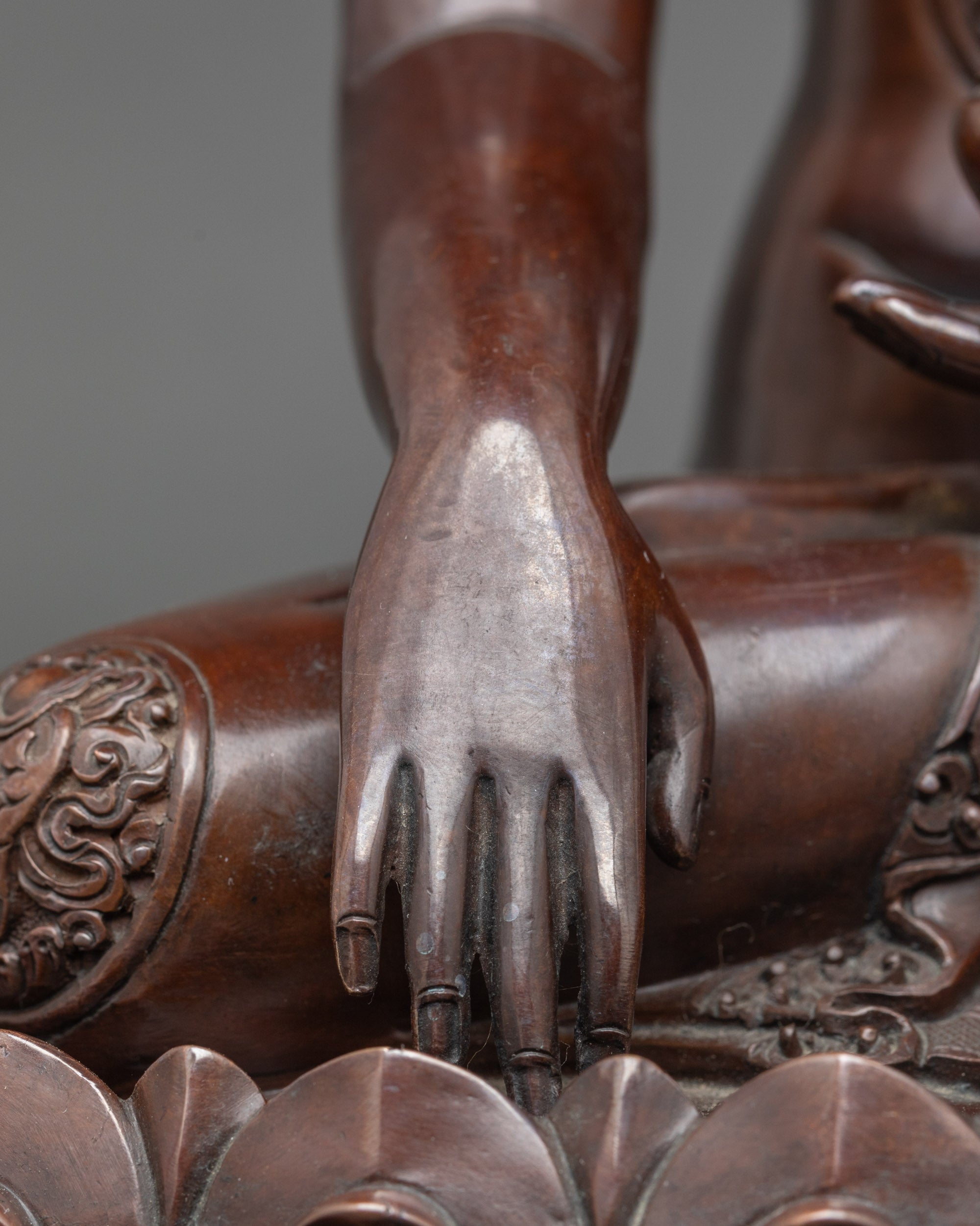 Shakyamuni Buddha Sculpture | Handcrafted Nepalese Buddhist Statue