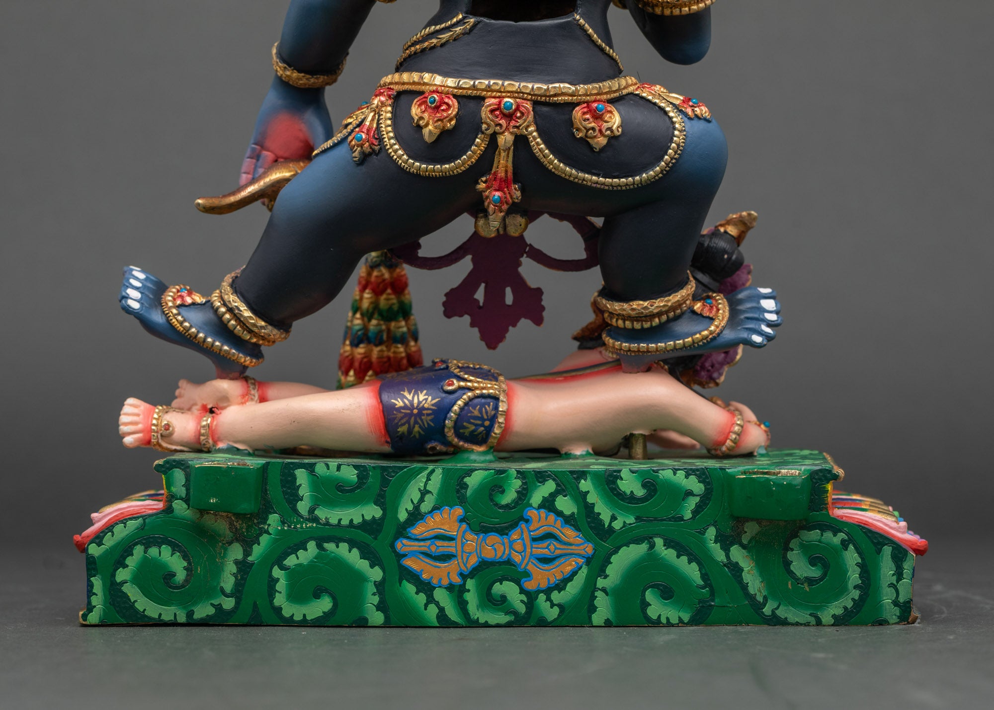 Black Dzambhala Statue | Spiritual Guardian of Wealth and Fortune