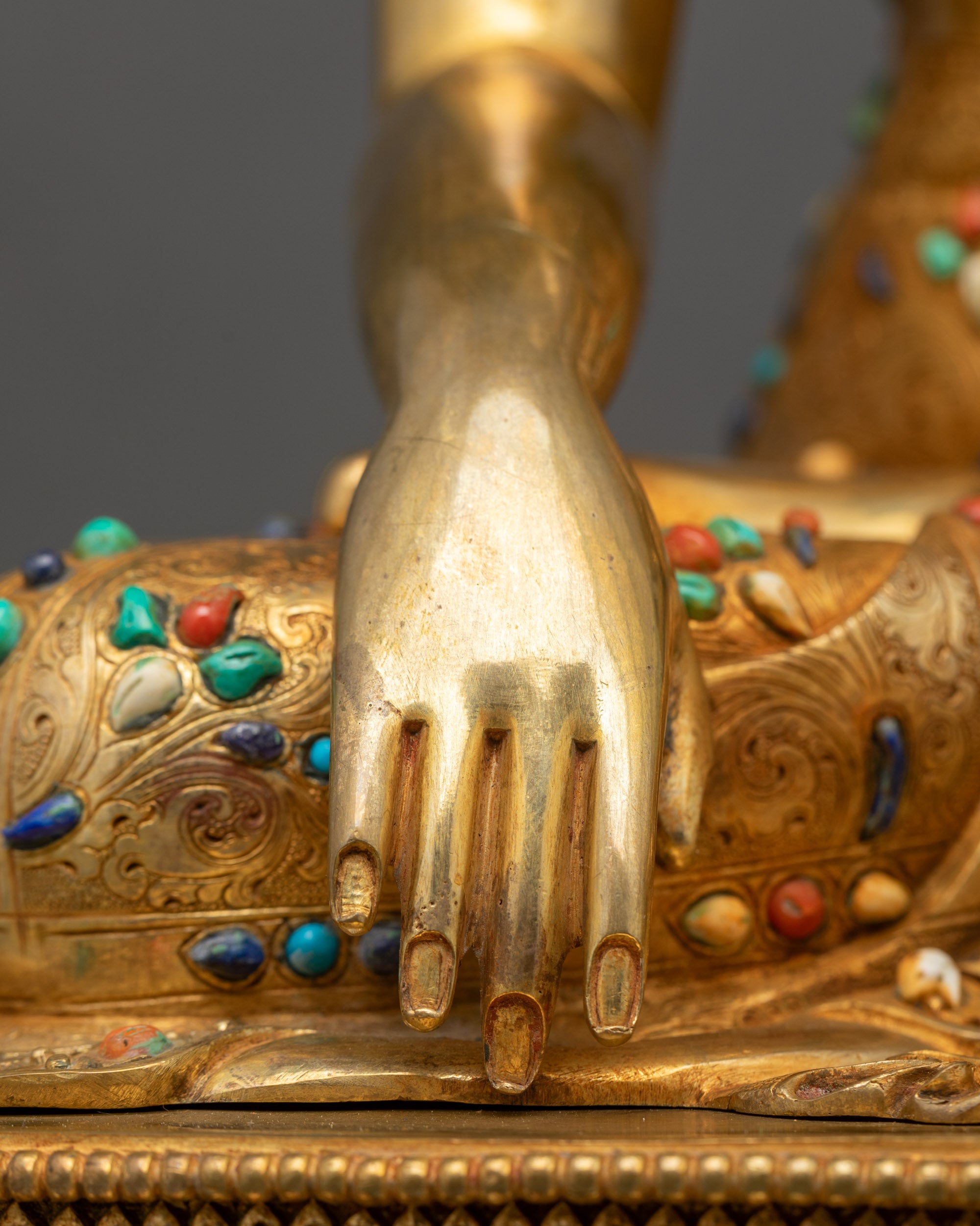 Shakyamuni Buddha Statue | Handcrafted Nepalese Buddhist Artwork