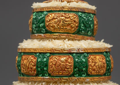 Exquisite 10" Mandala Set | Spiritual Altar Accessory for Meditation