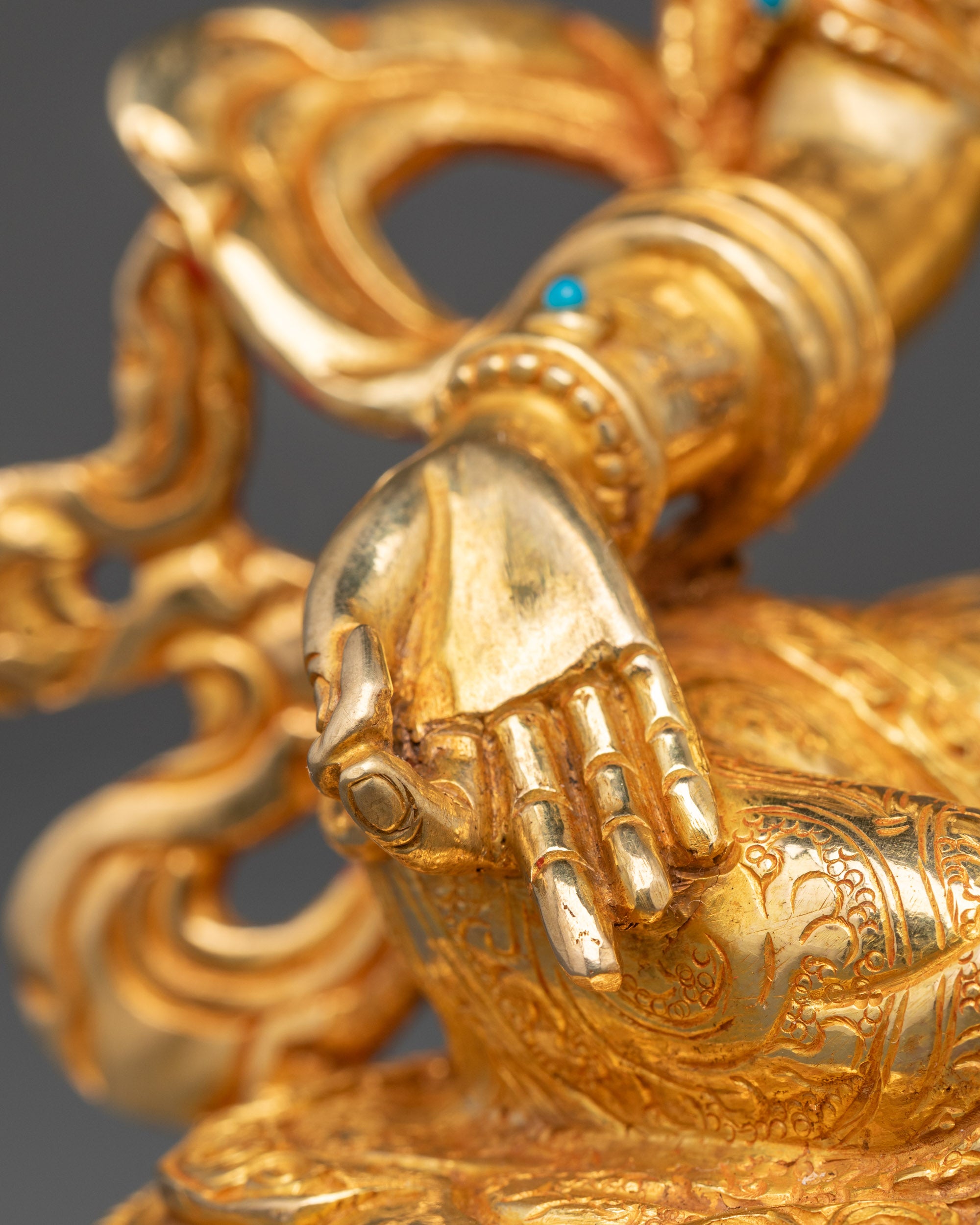 Green Tara Statue from Nepal | Sacred Buddhist Sculpture for Devotion