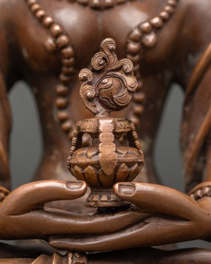 Oxidized Prajnaparamita Statue for Spiritual Growth
