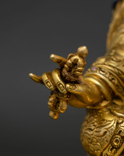 Guru Padmasambhava Statue | Traditional Lost Wax Casting Art