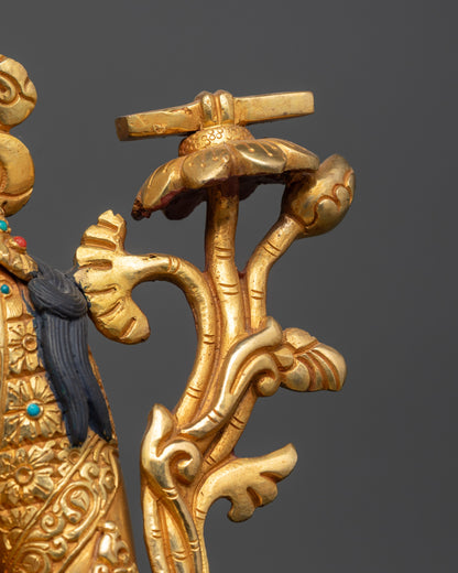 Invoke Enlightened Wisdom with Manjushri Statue | Meditation Decor