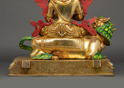 Vadisimha Manjushri Statue | Lion’s Roar Manjushri Buddhist Figurine