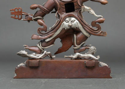 Guru Drakpo Statue | Handcrafted Himalayan Buddhist Deity from Nepal