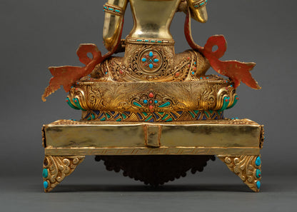 Vajrasattva with Throne – Tibetan Buddhist Statue