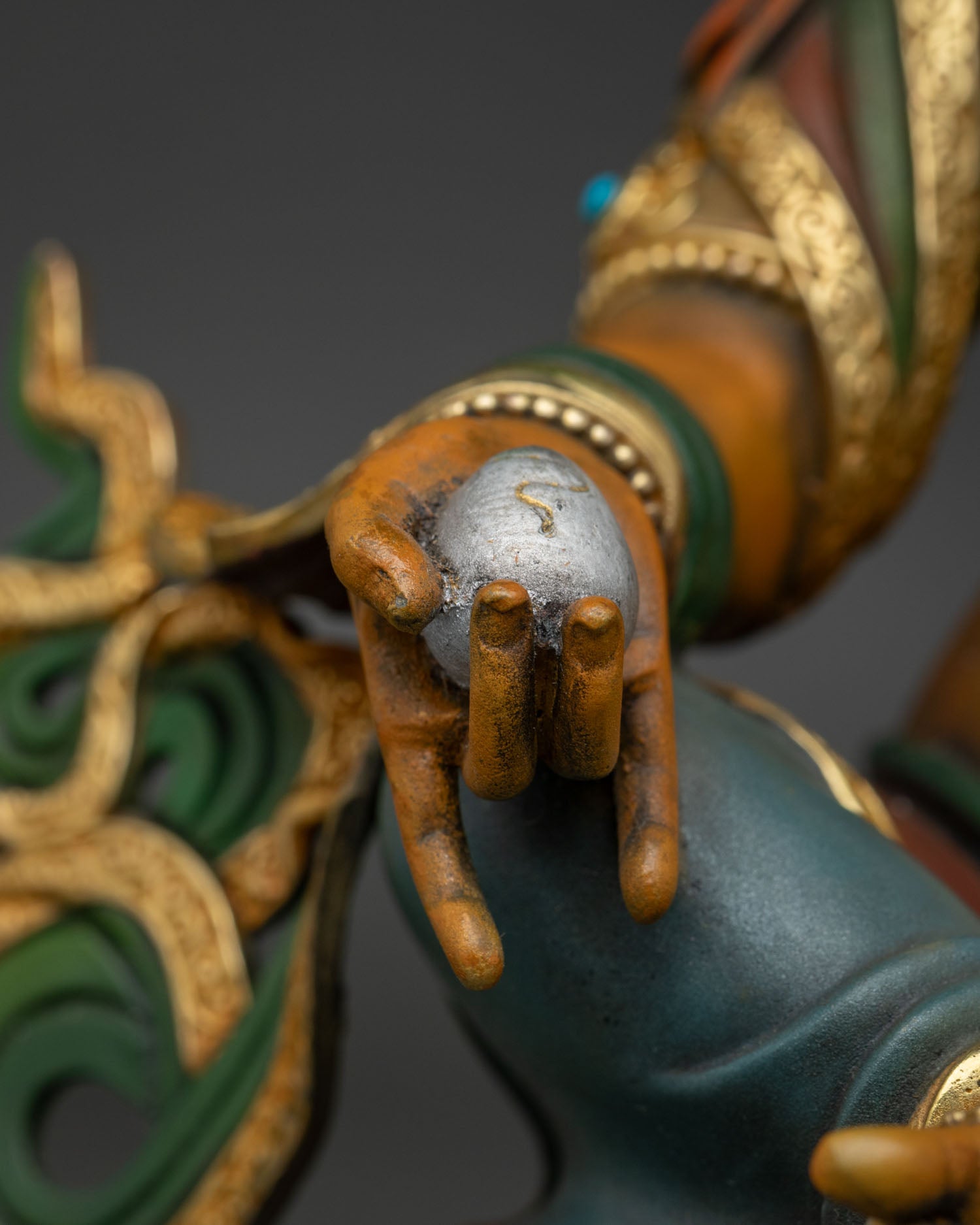 Dzambhala Statue | Sacred Bestower of Abundance from Nepal